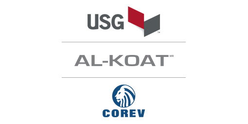 Comenzamos a operar como distribuidores de USG, y distribuidores directos de Al-Koat y Corev.